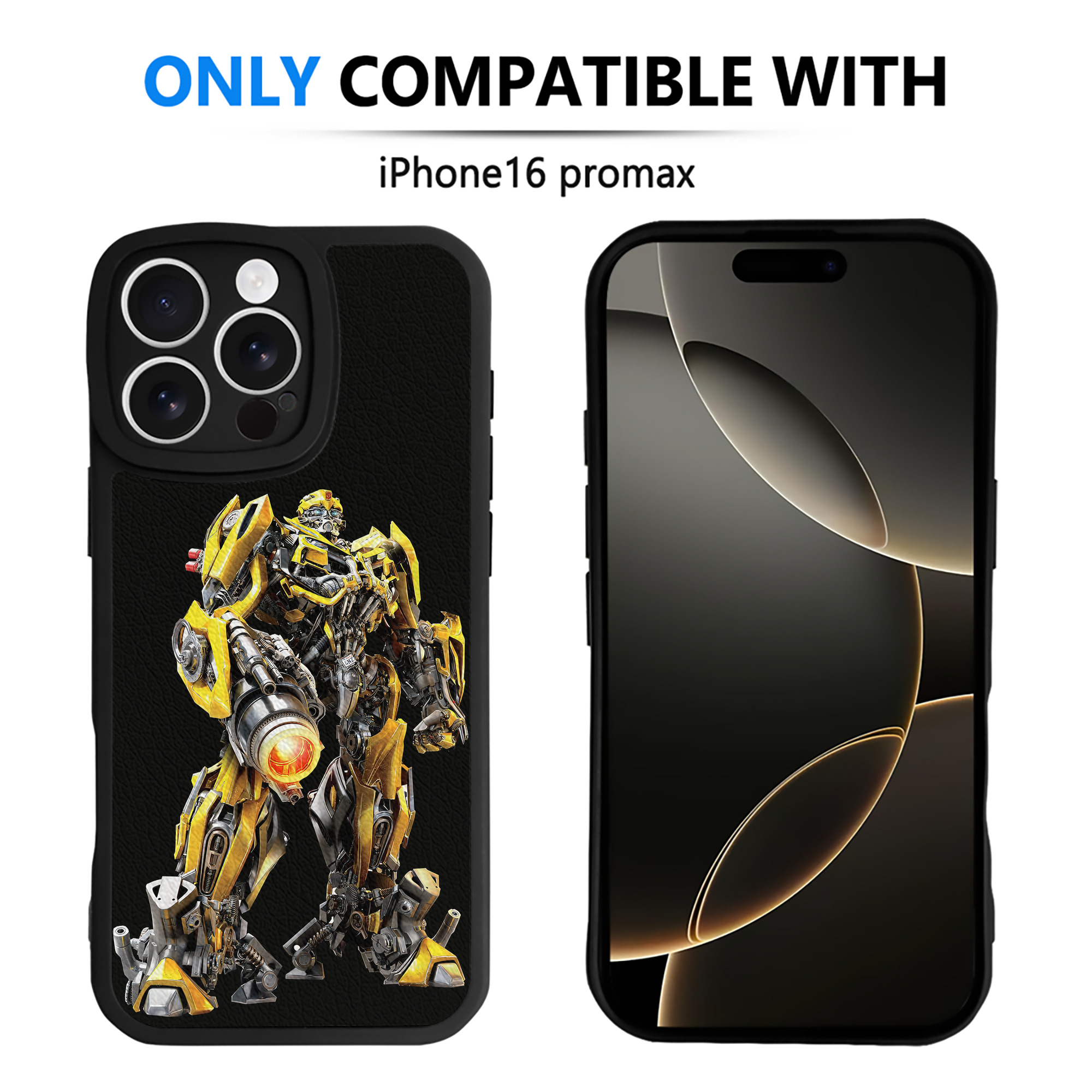 （画像用） Transformers トランスフォーマー 【iPhone 16シリーズ対応】シリコンスマホケース（レザー調） 材質：シリコン